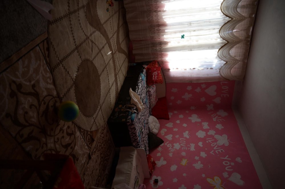 Das eine Zimmer, in dem die fünfköpfige Familie zusammen lebt und schläft